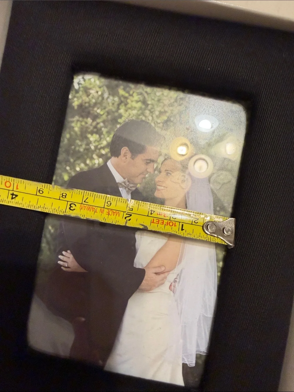 IKEA Black Photo Frame with White 